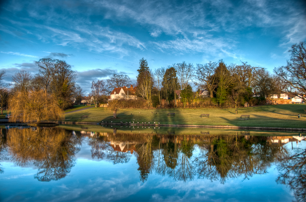 Reflections of Doctors Pond, Great Dunmow Reflections of Doctors Pond, Great Dunmow